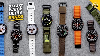 MUST HAVE Galaxy Watch ULTRA Bands [upl. by Fem]