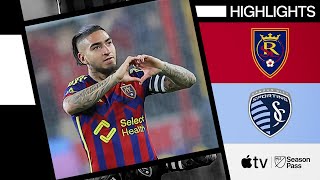 Real Salt Lake vs Sporting Kansas City  Full Match Highlights  May 4 2024 [upl. by Hayott]