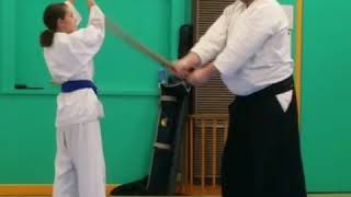 Bokken exercise for Aikido [upl. by Cormack]