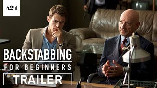 Backstabbing For Beginners  Official Trailer HD  A24 [upl. by Llenrahc]