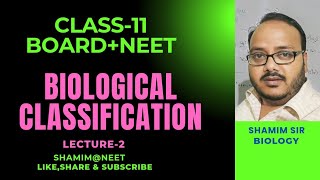 L2BIOLOGICAL CLASSIFICATION in one hour  Full Chapter Revision  Class 11 NEET [upl. by Wie742]