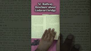 Godavari Railroad bridge by SCRailway train indianrailways alltypesoflocomotiveindianrailway [upl. by Rodavlas]