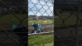 Aaron Reutzel amp Kerry Madsen Qualifying HAMMER DOWN 🔥 shorts sprintcars dirttrackracing racing [upl. by Helga]