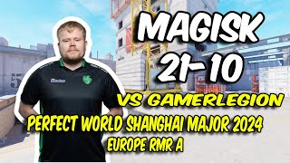 Falcons Magisk 2110 vs GamerLegion Nuke Perfect World Shanghai Major 2024 Europe RMR  CS2 POV [upl. by Caresse659]