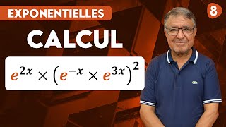 Exponentielles  Calcul  Ex 8 [upl. by Allak766]