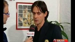 Inzaghi quotResto al Milanquot [upl. by Casper]