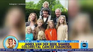 James Van Der Beek reveals he has been diagnosed with colorectal cancer [upl. by Eerat]