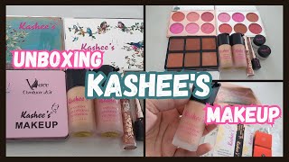 Kashees makeup unboxingKashees Makeup Haul Honest Review with Prices Best Products from Kashees [upl. by Artenra512]