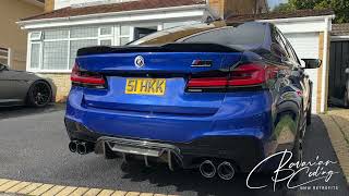 BMW 2018 F90 M5  LCI Rear Lights [upl. by Hsevahb]