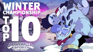 Top 10 Plays  Winter Championship 2023 [upl. by Giorgio]