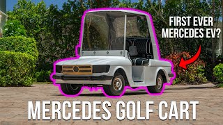 The FIRST Mercedes EV SL GOLF CART FROM THE 80’s [upl. by Ber]