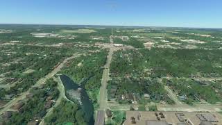 Simcoe Ontario birds eye view [upl. by Lilli]