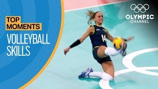 Top 5 Olympic Volleyball Moments  Top Moments [upl. by Nosinned]