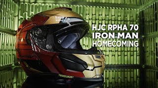 HJC RPHA 70 IRON MAN Homecoming [upl. by Alrahc248]