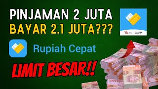 REVIEW PINJAMAN ONLINE RUPIAH CEPAT BUNGA RENDAH  BENARKAH [upl. by Atiragram]