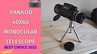 Pankoo 40X60 Monocular Telescope Review amp Test  Top Monocular Telescope [upl. by Nyllij995]