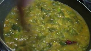 How to make basale leaf dal in indian style [upl. by Eenimod]