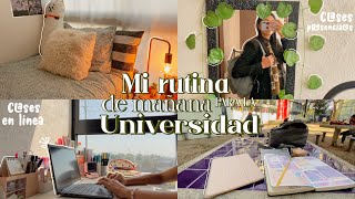 ♡Mi rutina de mañana para la universidad ♡  clases presenciales y en línea ✨ [upl. by Robins]