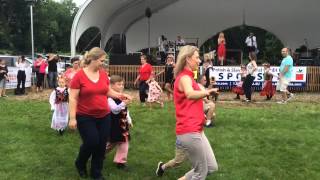 Polonaise The Polish National Dance At Polish Fest Staten Island [upl. by Lyrej]