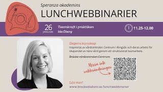 Lunchwebbinarie Teamkraft i praktiken [upl. by Jaala854]