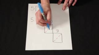 Dividing 723 ÷ 5 Using Lattice Division [upl. by Arol920]