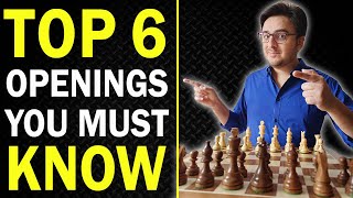 6 Best Chess Openings for Beginners  Top Moves Plans Strategy Gambits Tactics Traps amp Ideas [upl. by Melvena]