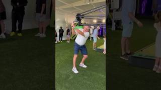 Trying out Rory’s swing path 😂 📹 IG imagengolf [upl. by Glendon]