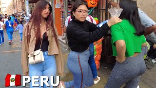 Lima Peru  El Centro  Jr Cusco  Calle Capón  Jr Ayacucho 2023 🇵🇪 4K [upl. by Lekzehcey]