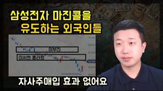 삼성전자 오너 마진콜을 유도하는 외국인들ft자사주 [upl. by Ahseihs]