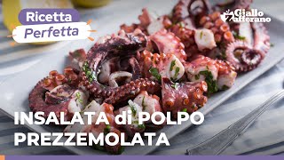 INSALATA di POLPO PREZZEMOLATA LA RICETTA INTRAMONTABILE  🐙🌊💙 [upl. by Leinod]