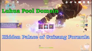 Luhua Pool Domain Hidden Palace of Guizang Formula  Genshin Impact [upl. by Airet]