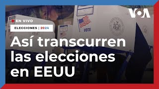 EN VIVO  Así transcurren las elecciones Estados Unidos 2024 [upl. by Dalston]