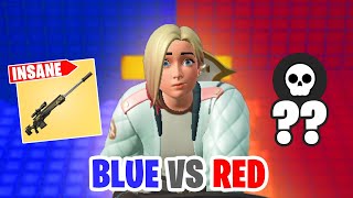 Fortnite Crazy Red Vs Blue new update  reaper sniper montage  chapter 5 season 1 [upl. by Benis]