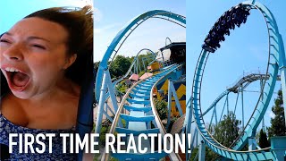 Riding the Worlds Only Intamin Stand Up Coaster  Shockwave OnRide POV Drayton Manor [upl. by Pepillo]