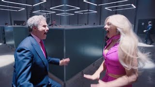 Barbie  Barbie Escapes Mattel Headquarters  Margot Robbie Will Ferrell  Top Clips [upl. by Hteboj]