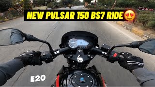 New 2024 Pulsar 150 BS7 Ride 🚀 Bajaj Pulsar 150 DTSI [upl. by Atnoed811]