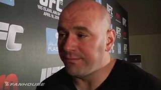 UFC 112 Dana White Says Anderson Silva quotFought Like A Jackassquot [upl. by Keeler]