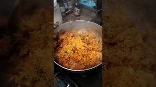 Making Spanish Rice with Chicken cooking recipe healthyfood [upl. by Haroppiz]