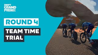 Zwift Grand Prix  Round 4 Men ZRL  Team Time Trial [upl. by Neenwahs]