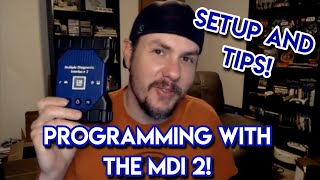 Using the MDI 2 Clone and SDS To Program An ECM Setup Update and Programming [upl. by Gwenni]