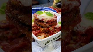 Eggplant Season Lets make Eggplant Parmigiana 🍆 eggplantrecipe shorts recipes [upl. by Erine]