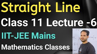 Class 11Straight LineIITJEE MainsLecture 6by Lokesh Sir [upl. by Glarum138]