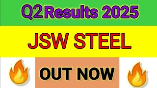 JSW STEEL Q2 results 2025  JSW STEEL results today  JSW STEEL Share News  JSW STEEL Share [upl. by Mcgee449]