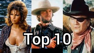 Top 10 Western Movie Scenes [upl. by Lampert]