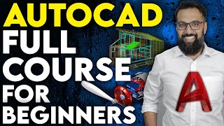 Full AutoCAD Course For Beginners  From Scratch to Professional  AutoCAD Tutorial [upl. by Nroht]