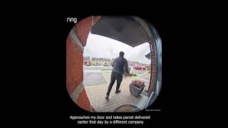 amazon delivery driver steals package from front porch facts funny viralvideo viralvideos [upl. by Fulbright]