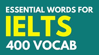 Thought Processes Vocabulary for IELTS  Essential IELTS 400 Words Full Course [upl. by Nalehp]