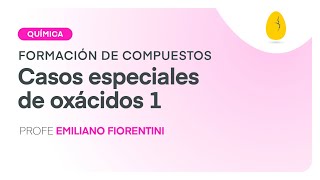 Casos especiales de oxácidos 1  Química  Formación de compuestos  V13  Egg Educación [upl. by Notsgnik]