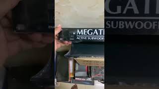 Megatech Crossover AC22B amp SW82A audiospeaker automobile carspeaker speaker audio [upl. by Wettam499]