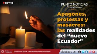 🔴 EnVIVO  Apagones protestas y masacres las realidades del quotnuevo Ecuadorquot [upl. by Abibah]